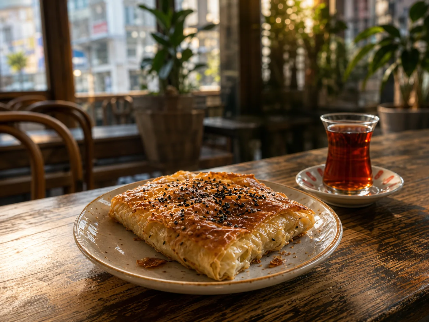 PostPilot paketinde: yayına hazır sıcacık börek ve çay gönderisi